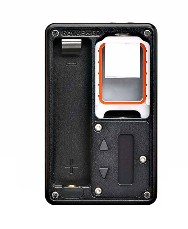 vapexperts Billet Box Mod Rat Black Black Button SS Plates G10 Output 60W 121