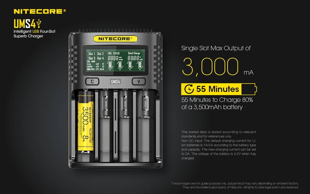 NITECORE UMS4 chagrer vapexperts 2