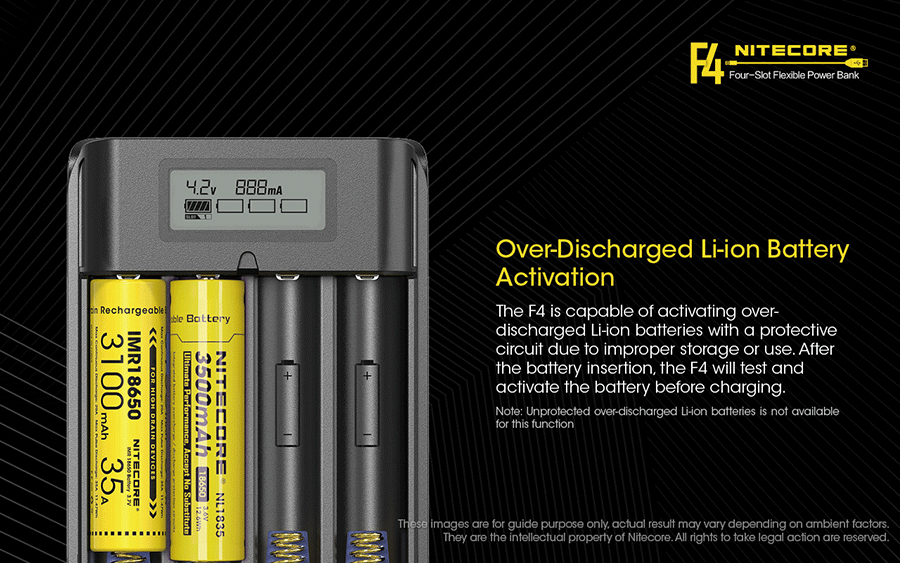 NITECORE F4 charger vapexperts 11