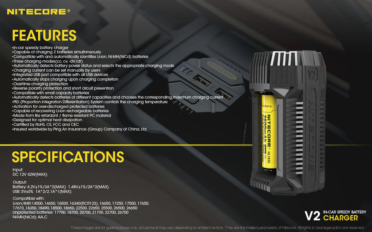 nitecore v2 charger car vapexperts 15