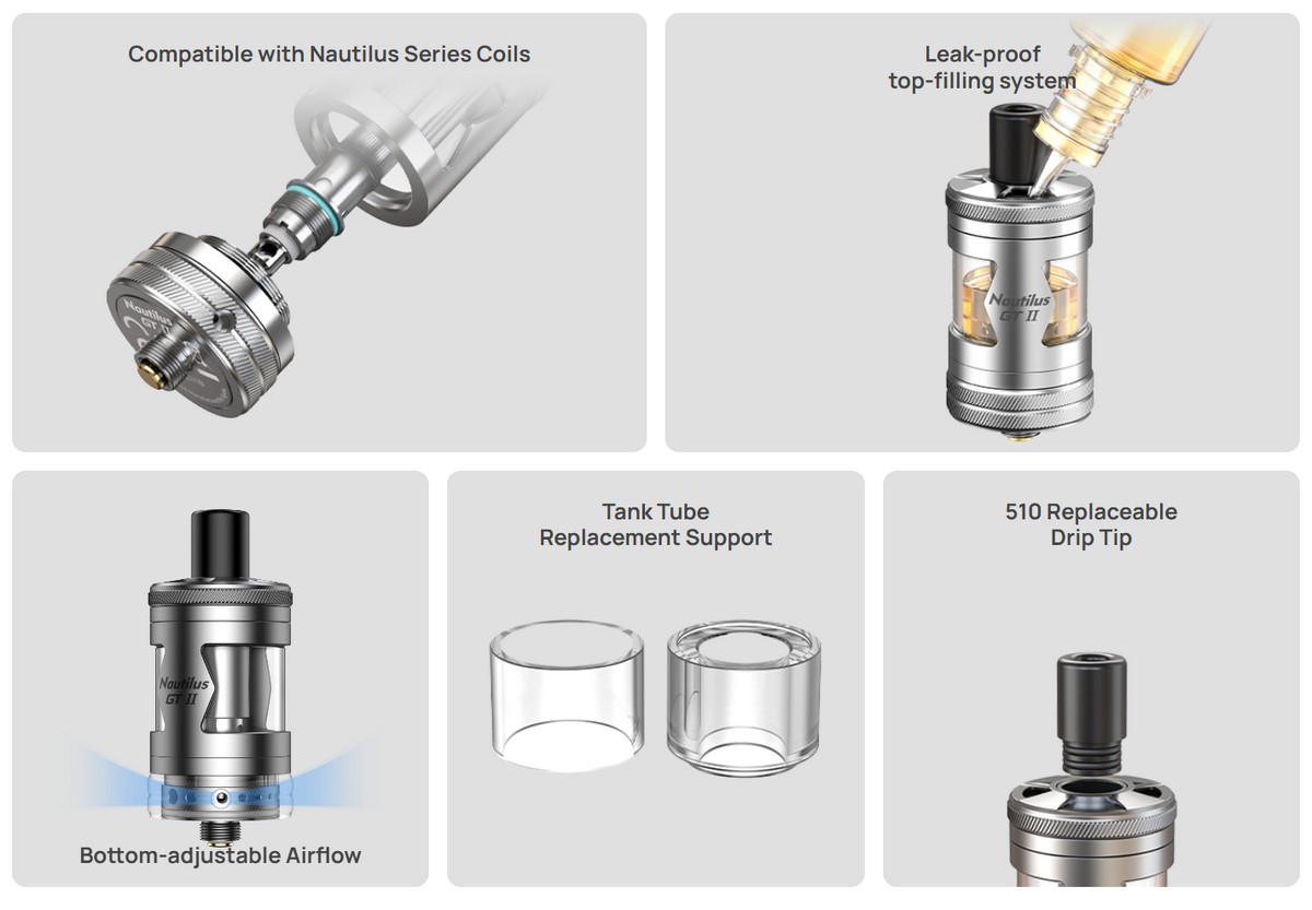nautilus gt ii by aspire 2