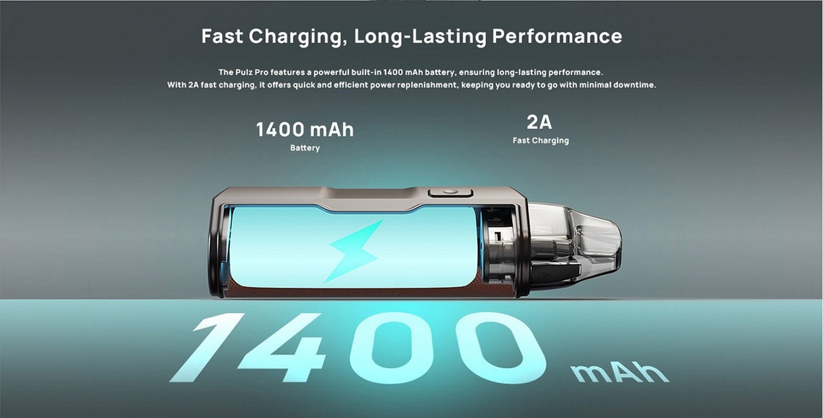 pulz pro pod kit 1400mah 3ml by aspire 10