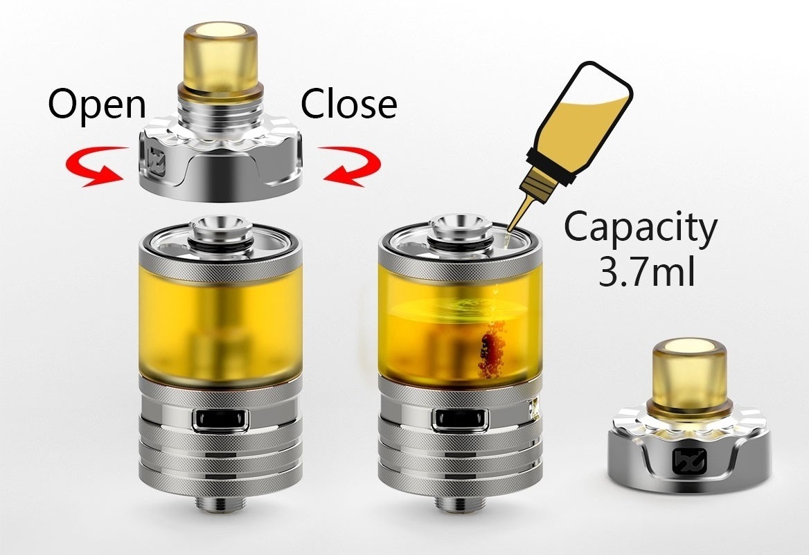 precisio gt rta 22mm by bd vape 5