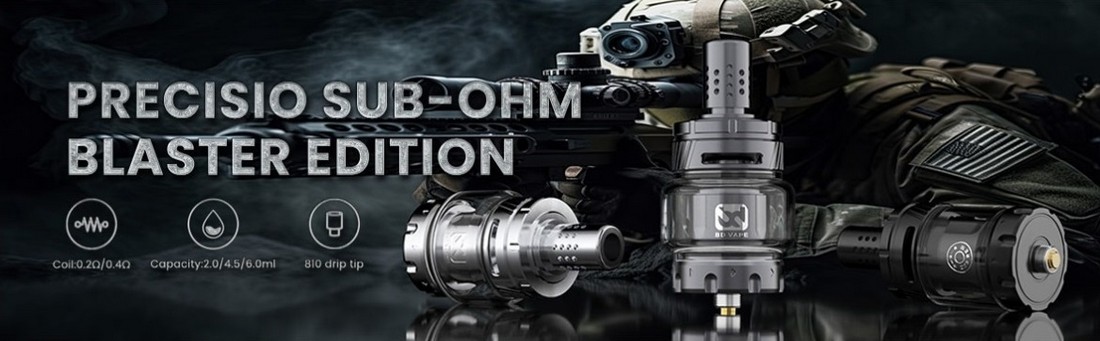 precisio sub ohm blaster 30mm by bd vape 1