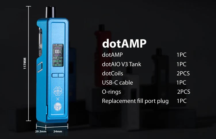 dotamp aio kit 2000mah 80w by dotmod x bp mods 8