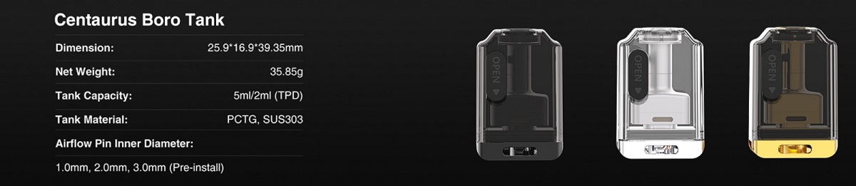 centaurus boro tank by lost vape 1