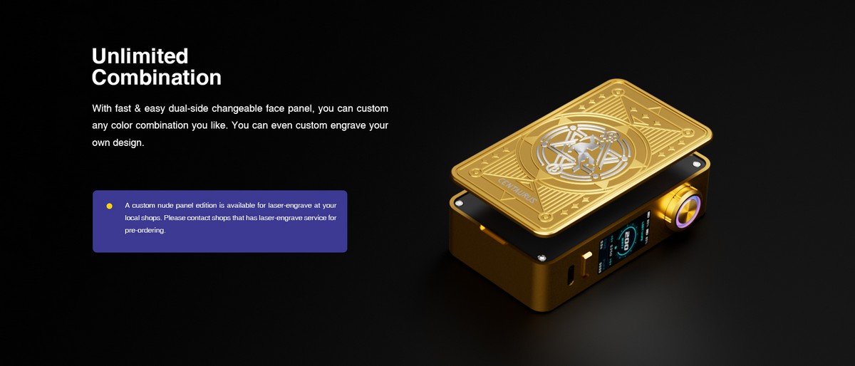 centaurus m200 kit 200w by lost vape 3