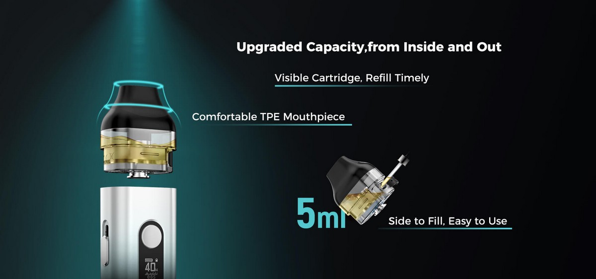feelin x 1600mah 5ml pod kit by nevoks 3