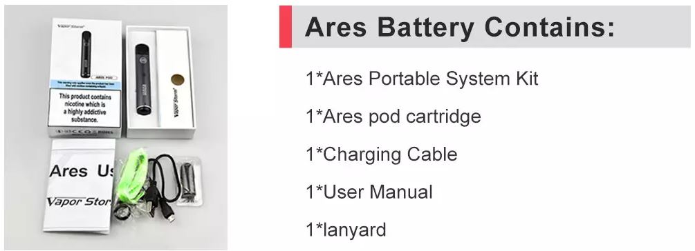 ares pod starter kit by vapor storm 7